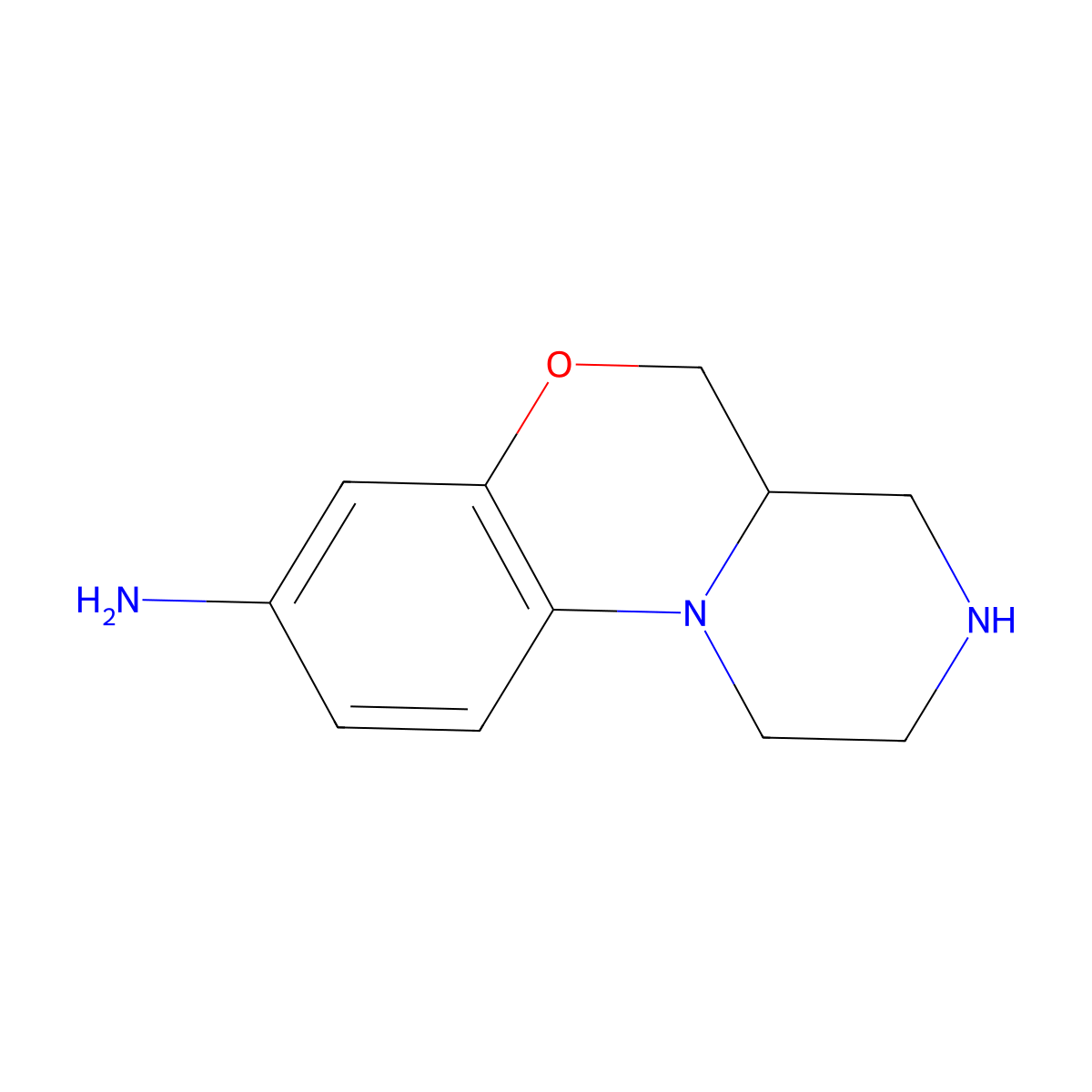 8-Oxa-1,12-diazatricyclo[8.4.0.0,2,7]tetradeca-2,4,6-trien-5-amine molecular structure, CAS 1784178-19-3