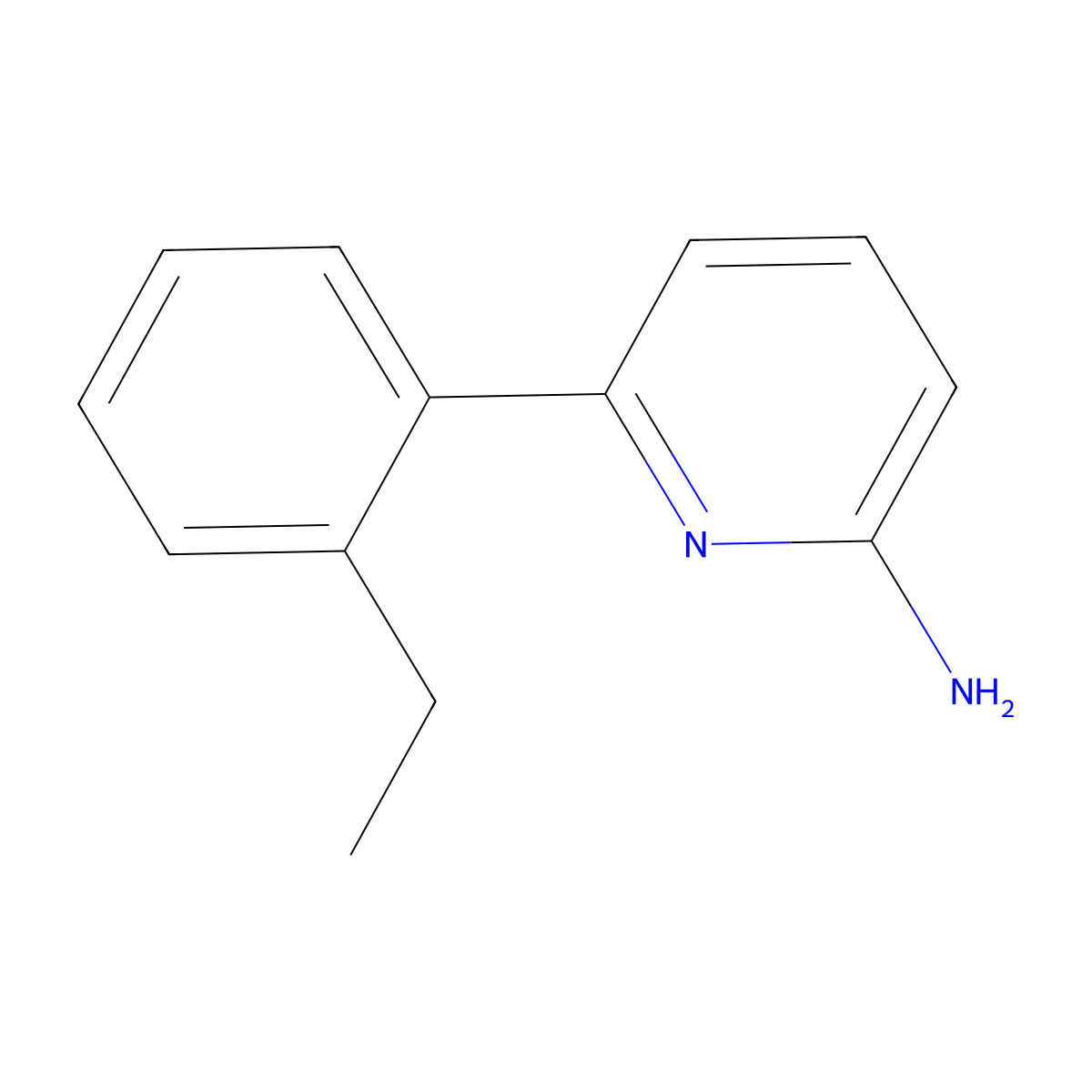 6-(2-Ethylphenyl)pyridin-2-amine molecular structure, CAS 1784223-59-1