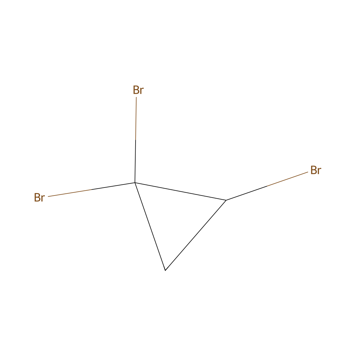 1,1,2-Tribromocyclopropane molecular structure, CAS 178425-55-3