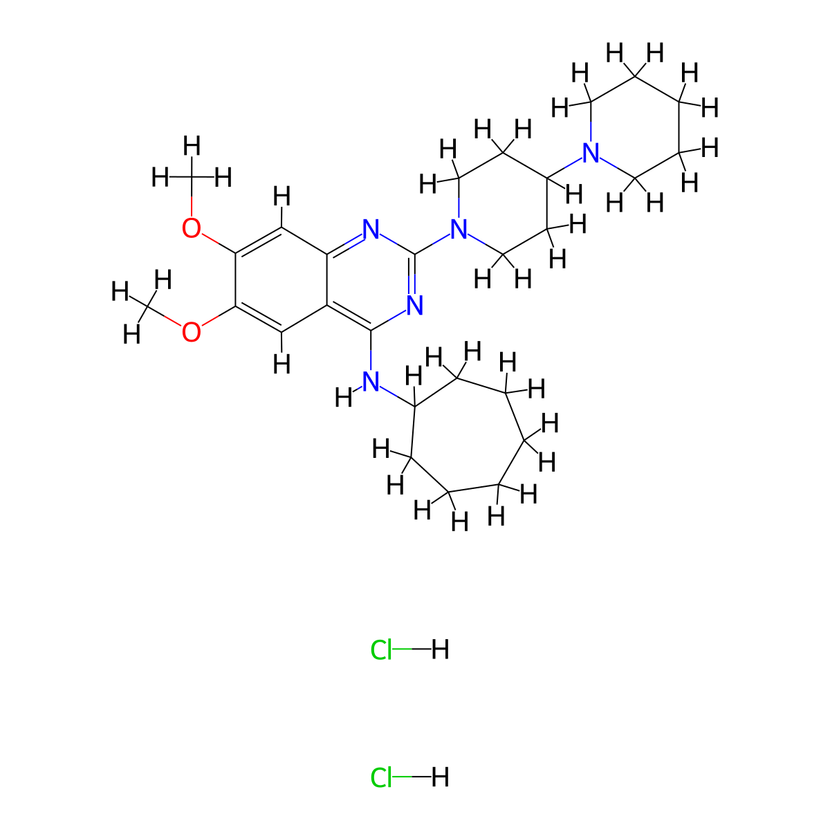 C 021 dihydrochloride molecular structure, CAS 1784252-84-1