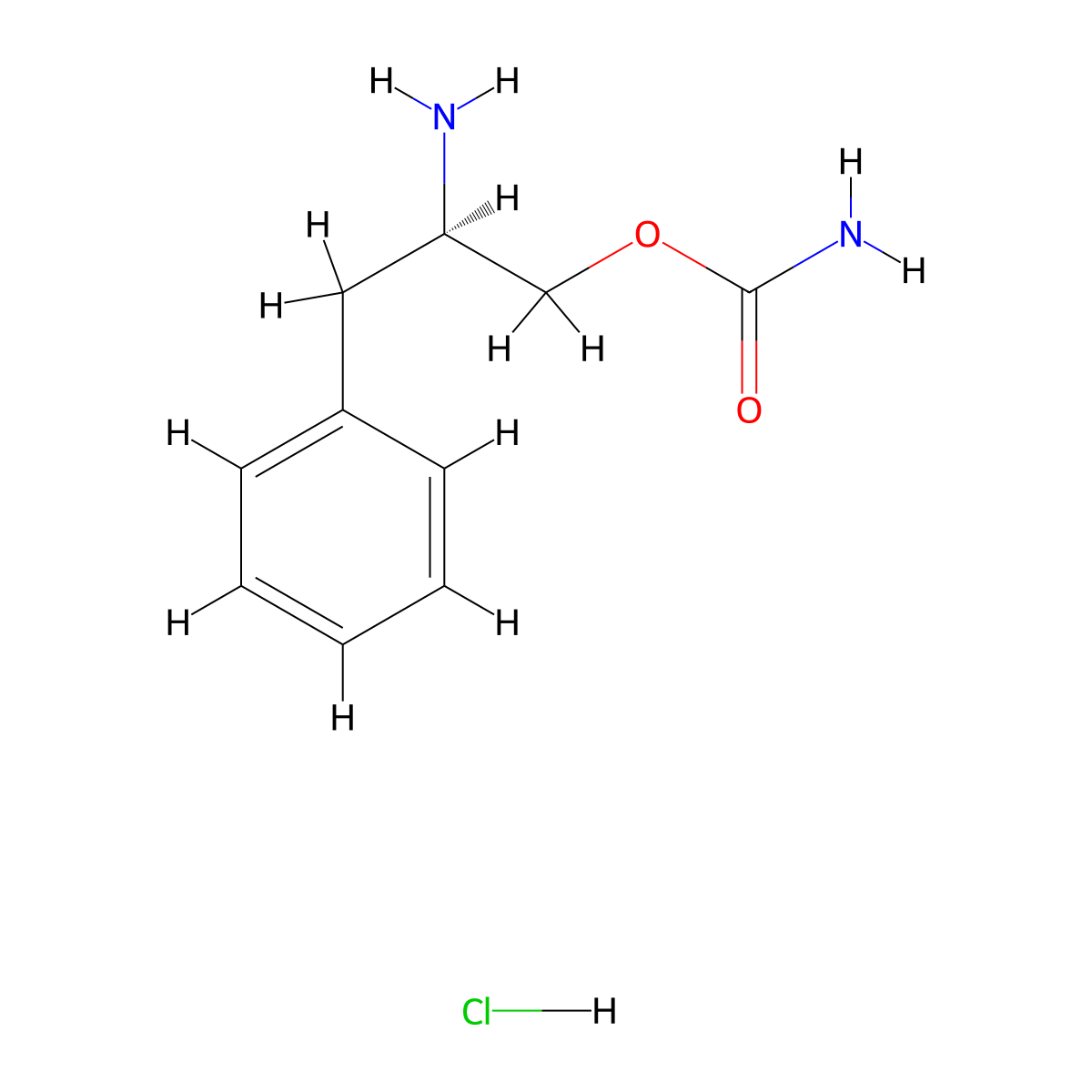 Solriamfetol Hydrochloride molecular structure, CAS 178429-65-7