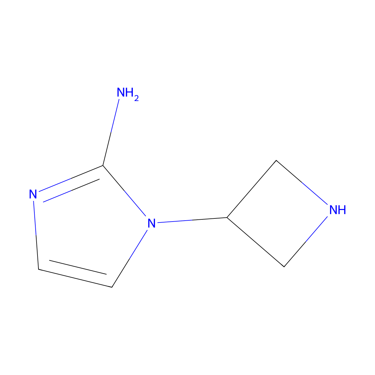 1-(Azetidin-3-yl)-1h-imidazol-2-amine molecular structure, CAS 1784290-36-3