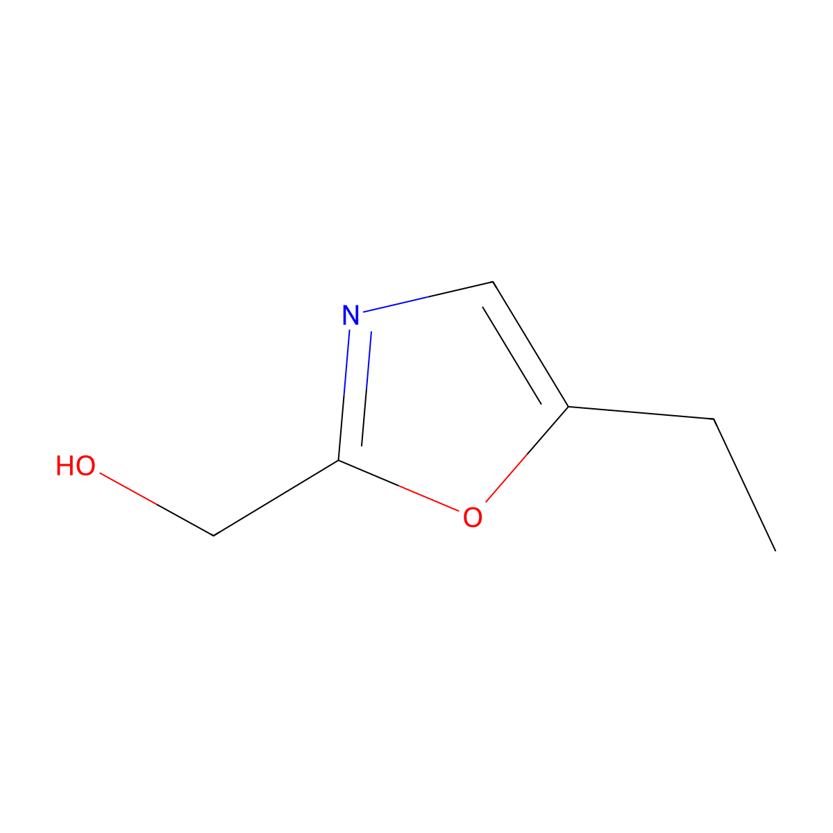 (5-Ethyl-1,3-oxazol-2-yl)methanol molecular structure, CAS 1784290-61-4