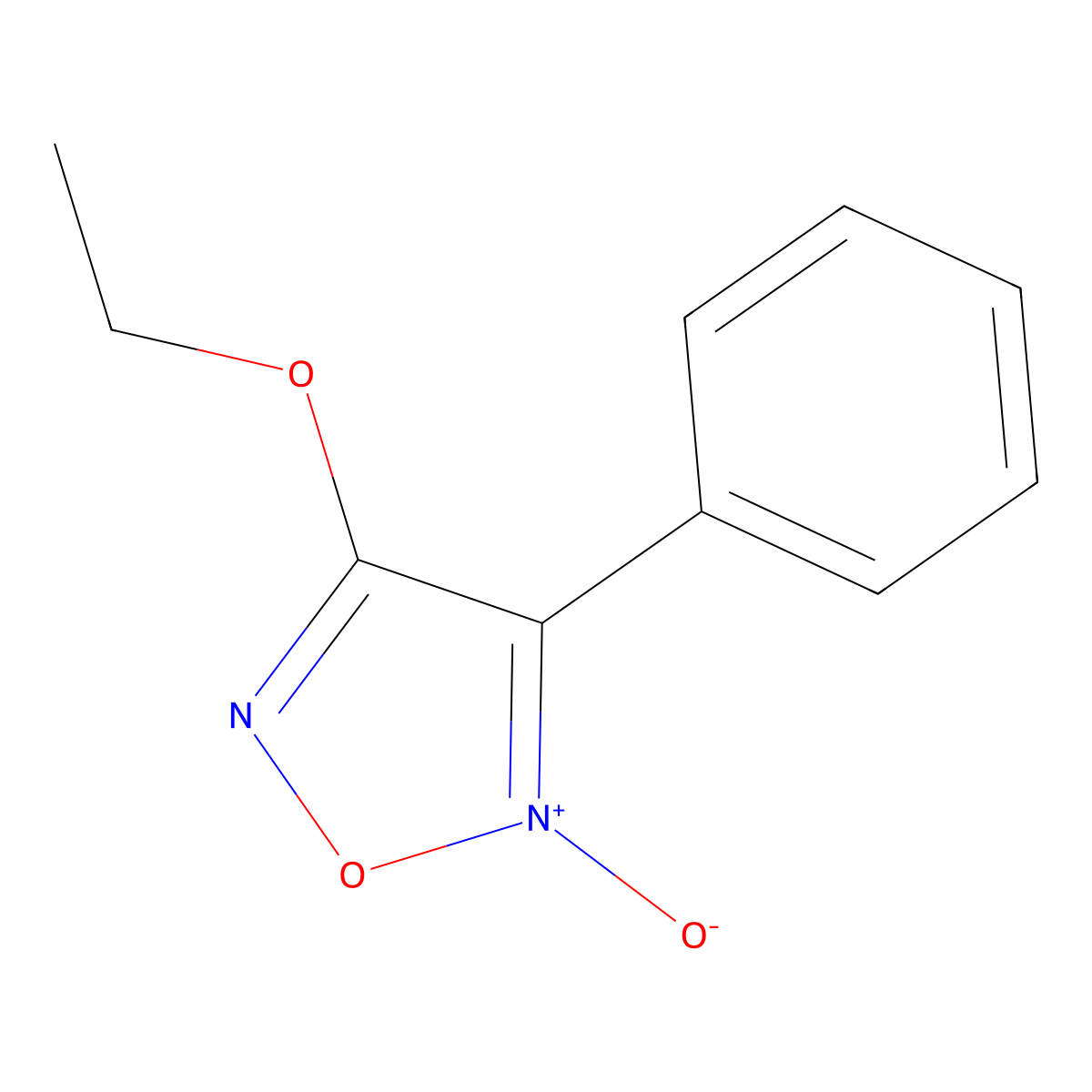 4-Ethoxy-2-oxido-3-phenyl-1,2,5-oxadiazol-2-ium molecular structure, CAS 178430-92-7