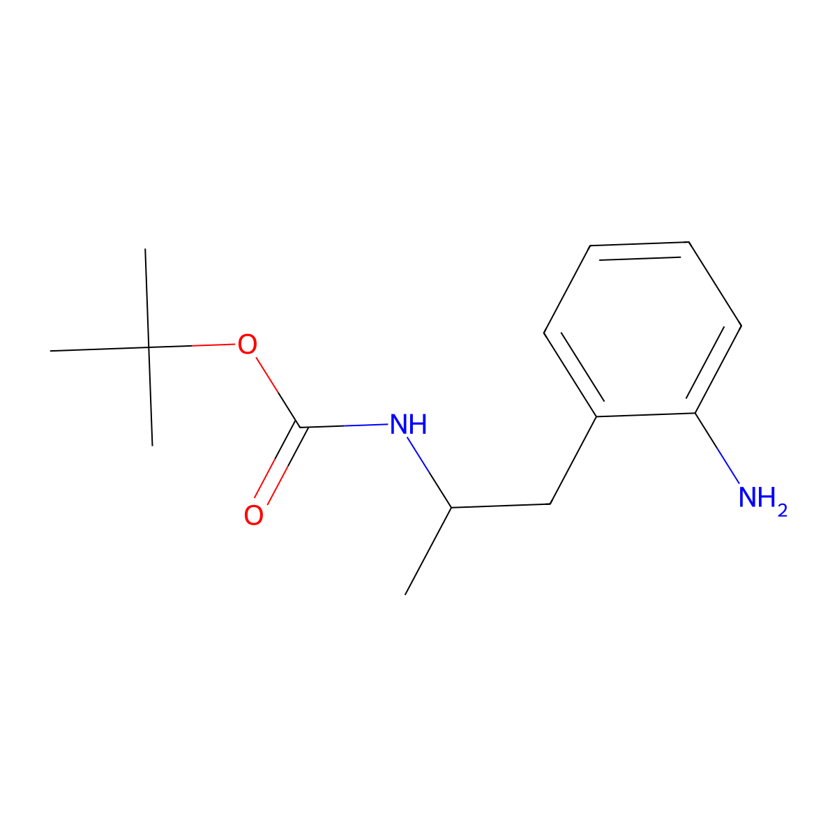 tert-butyl N-[1-(2-aminophenyl)propan-2-yl]carbamate molecular structure, CAS 1784337-91-2
