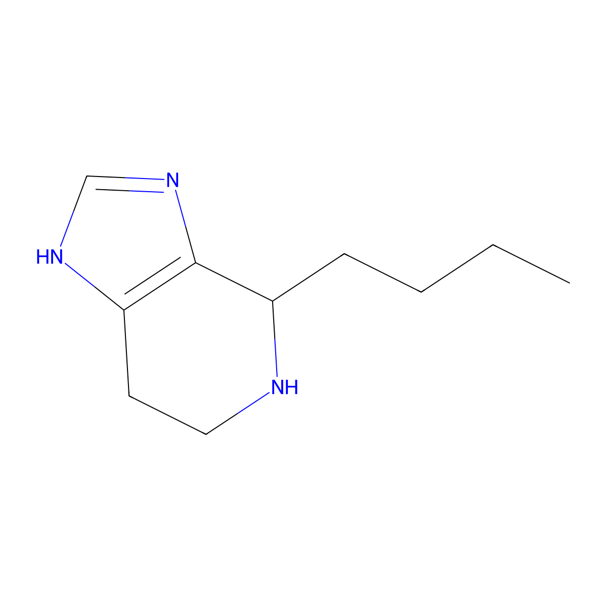 4-Butyl-3H,4H,5H,6H,7H-imidazo[4,5-c]pyridine molecular structure, CAS 1784384-17-3