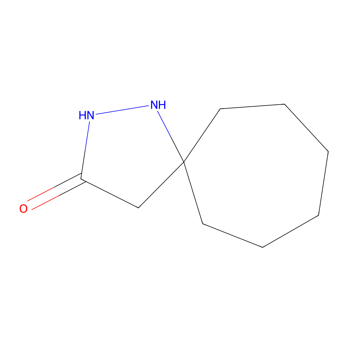 1,2-Diazaspiro[4.6]undecan-3-one molecular structure, CAS 1784397-05-2