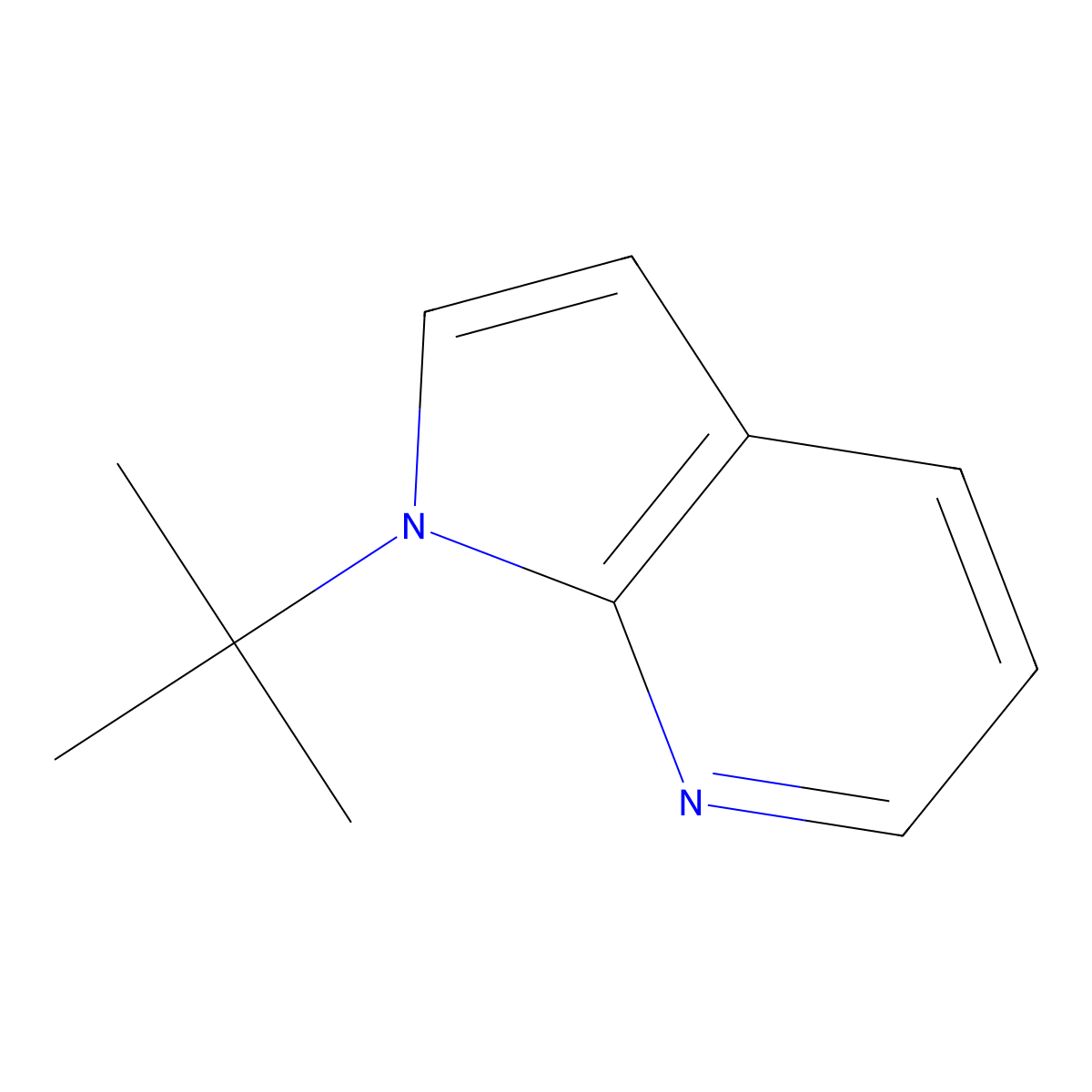1-tert-Butyl-1H-pyrrolo[2,3-b]pyridine molecular structure, CAS 1784449-41-7