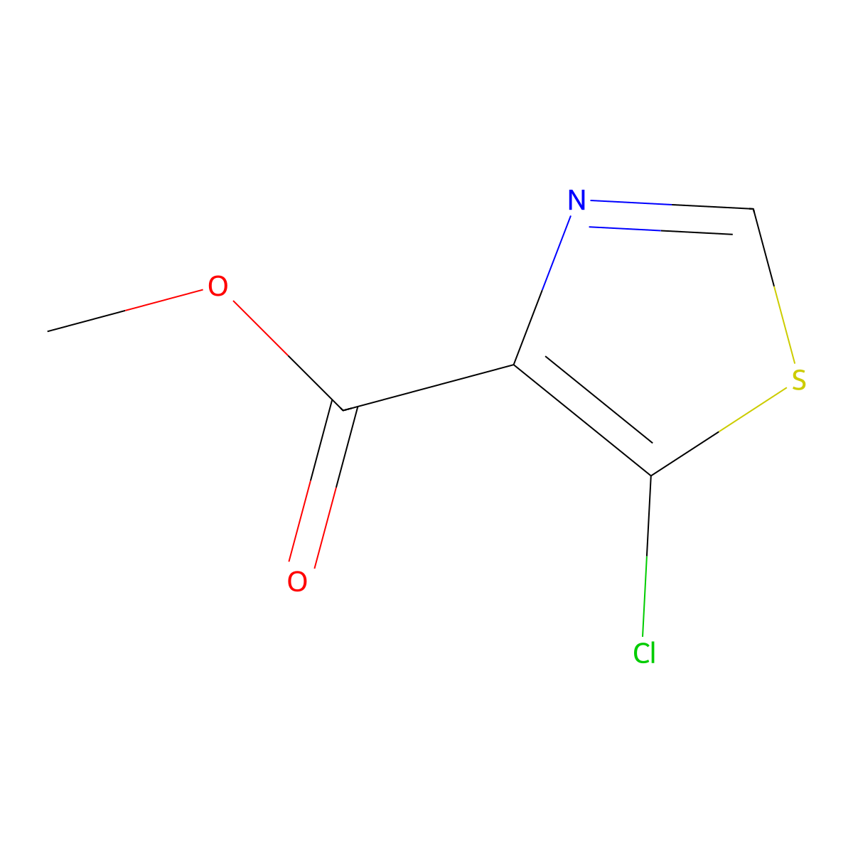 Methyl 5-chlorothiazole-4-carboxylate molecular structure, CAS 1784463-68-8