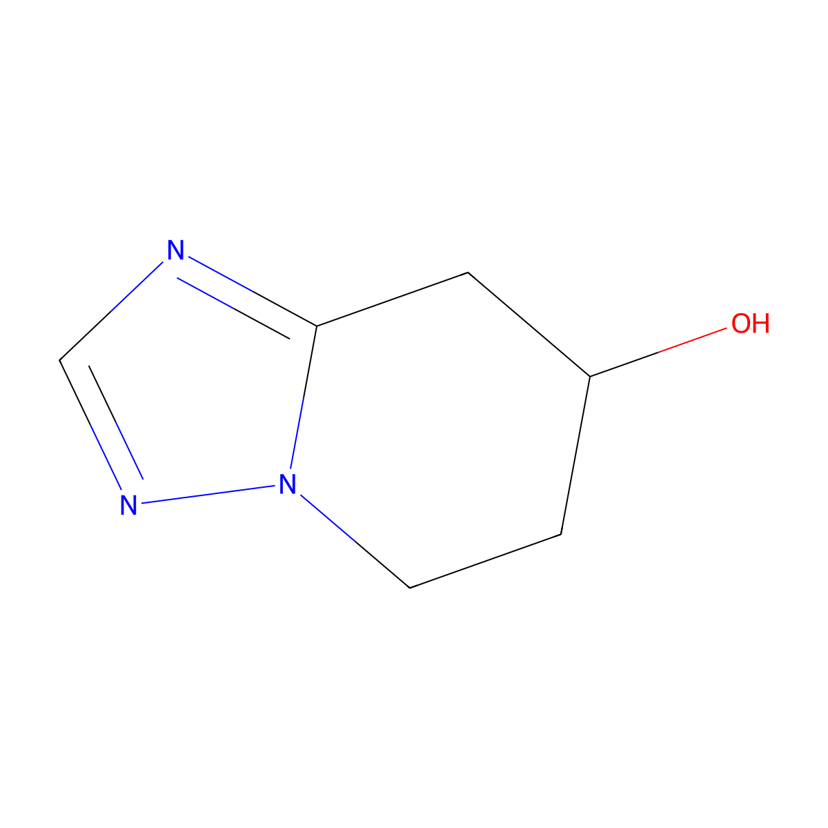 5,6,7,8-Tetrahydro-[1,2,4]triazolo[1,5-a]pyridin-7-ol molecular structure, CAS 1784501-71-8
