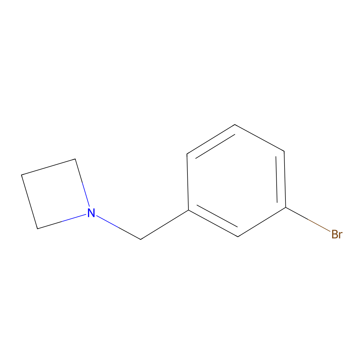 1-(3-Bromobenzyl)azetidine molecular structure, CAS 1784522-94-6