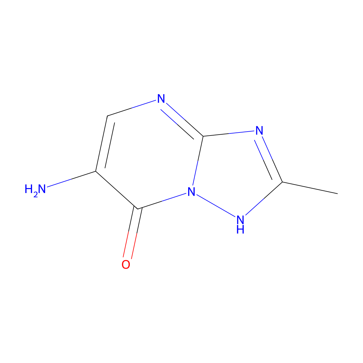 6-Amino-2-methyl-[1,2,4]triazolo[1,5-A]pyrimidin-7(1H)-one molecular structure, CAS 1784535-84-7