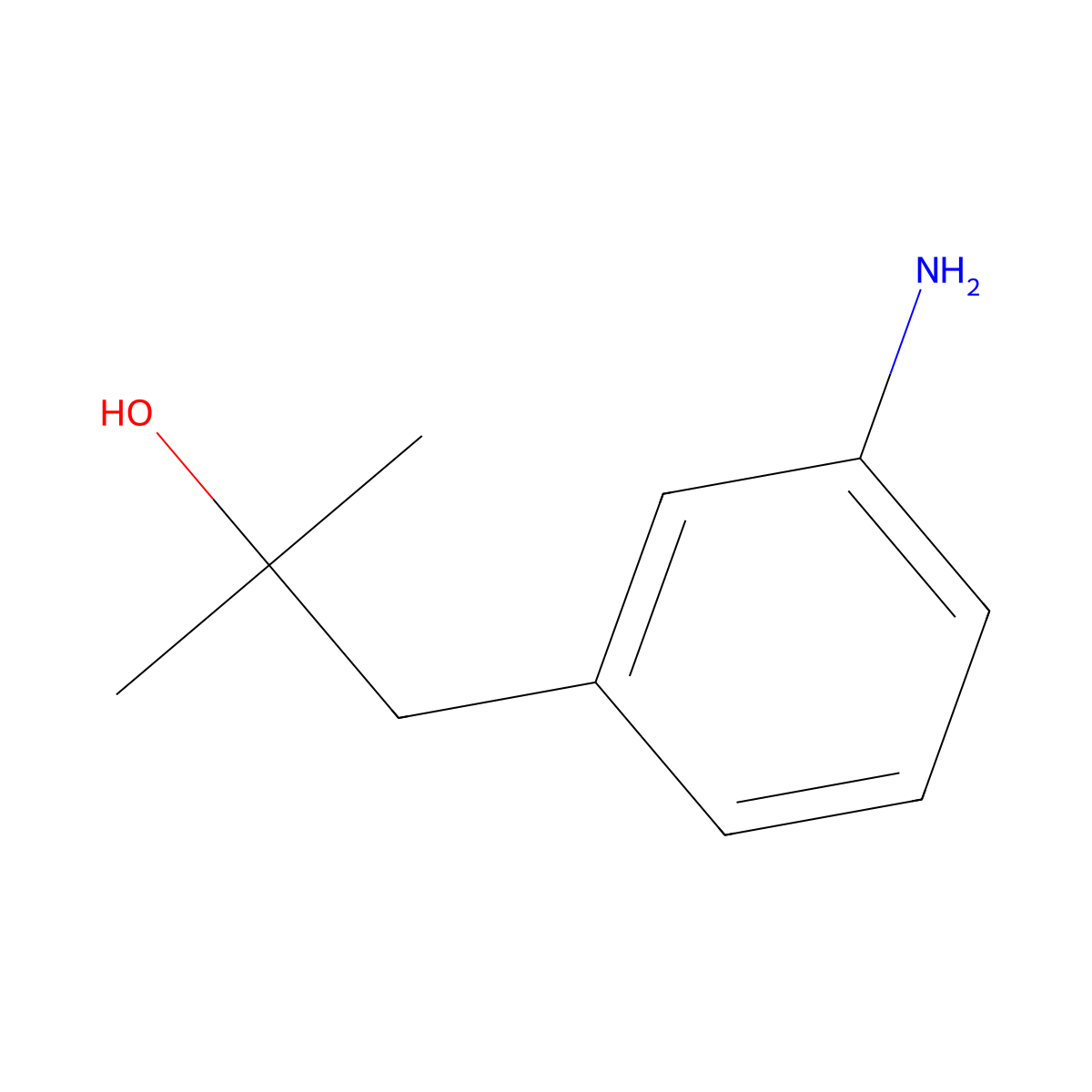 1-(3-Aminophenyl)-2-methylpropan-2-ol molecular structure, CAS 1784537-94-5