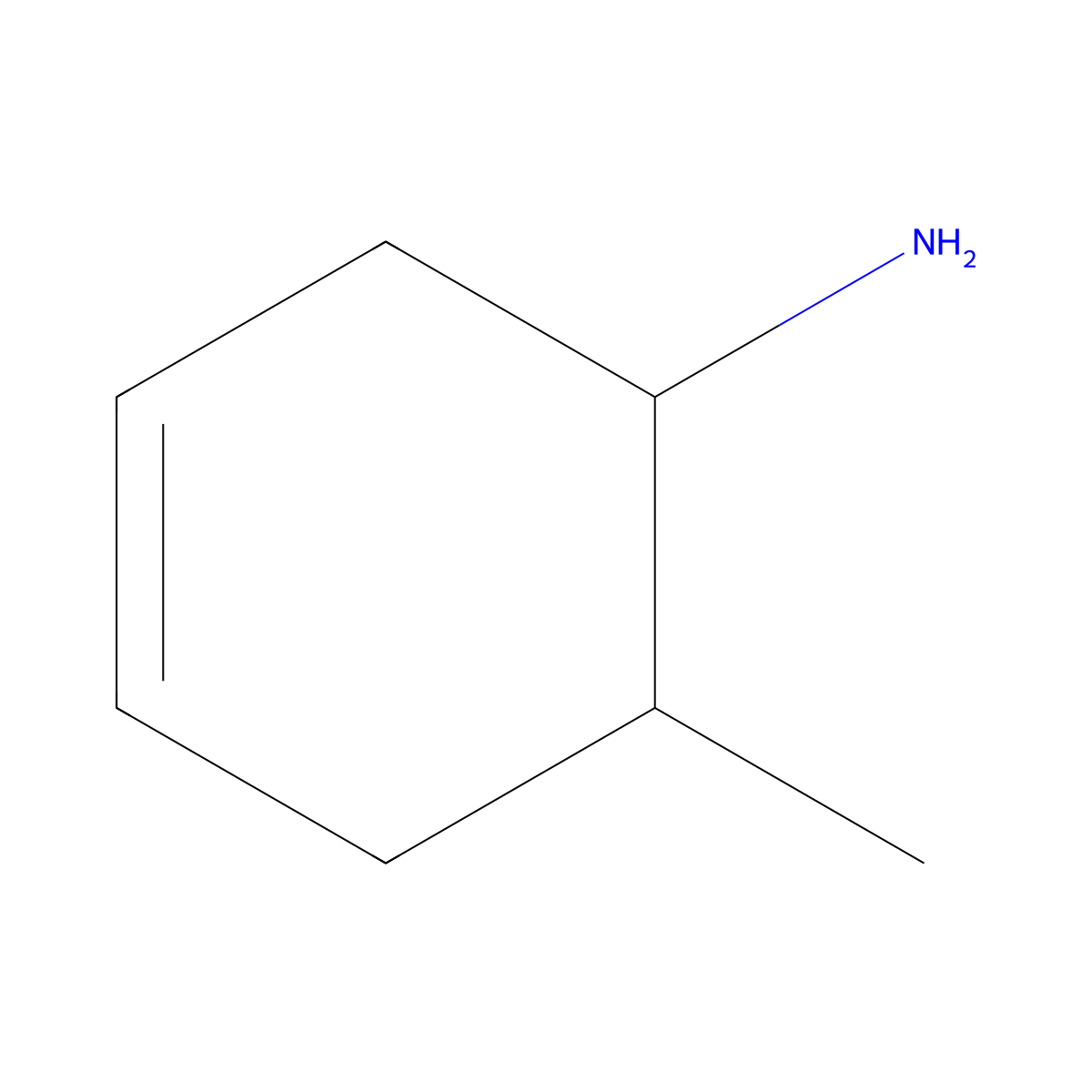 6-Methylcyclohex-3-en-1-amine molecular structure, CAS 1784576-92-6