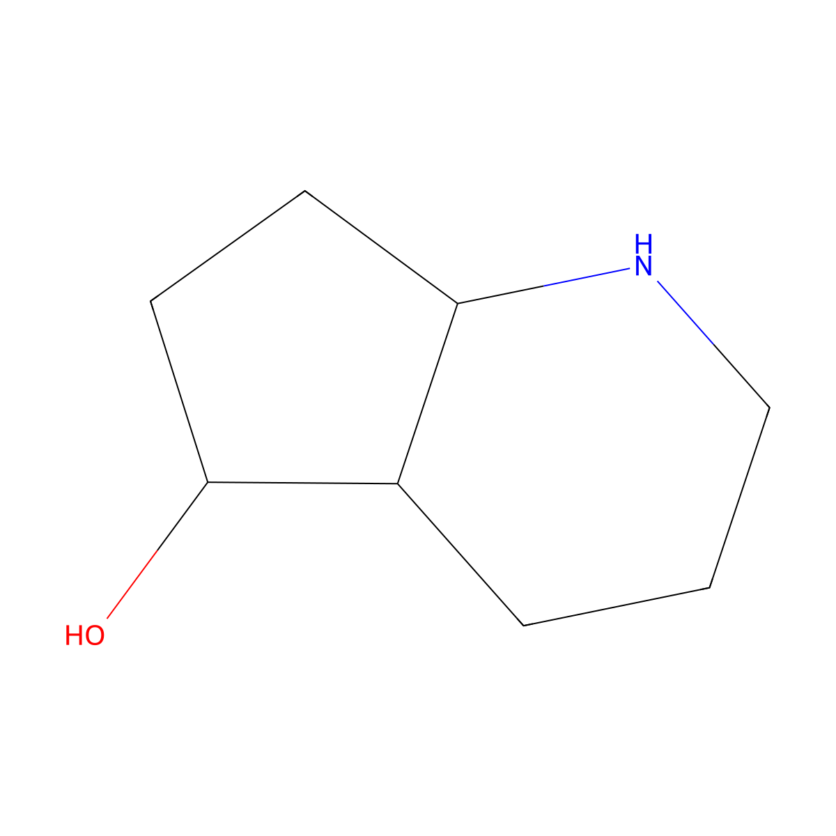 Octahydro-1H-cyclopenta[b]pyridin-5-ol molecular structure, CAS 1784613-47-3