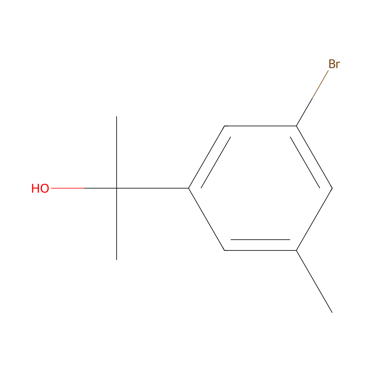 2-(3-Bromo-5-methylphenyl)propan-2-ol molecular structure, CAS 1784628-02-9