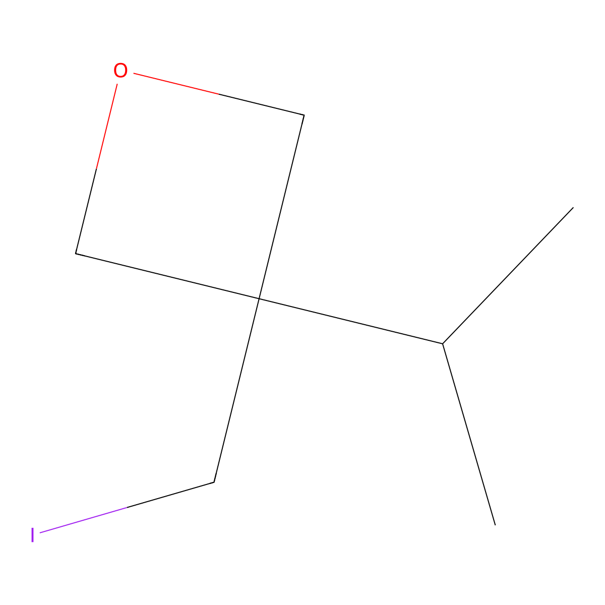 3-(Iodomethyl)-3-(propan-2-yl)oxetane molecular structure, CAS 1784641-55-9