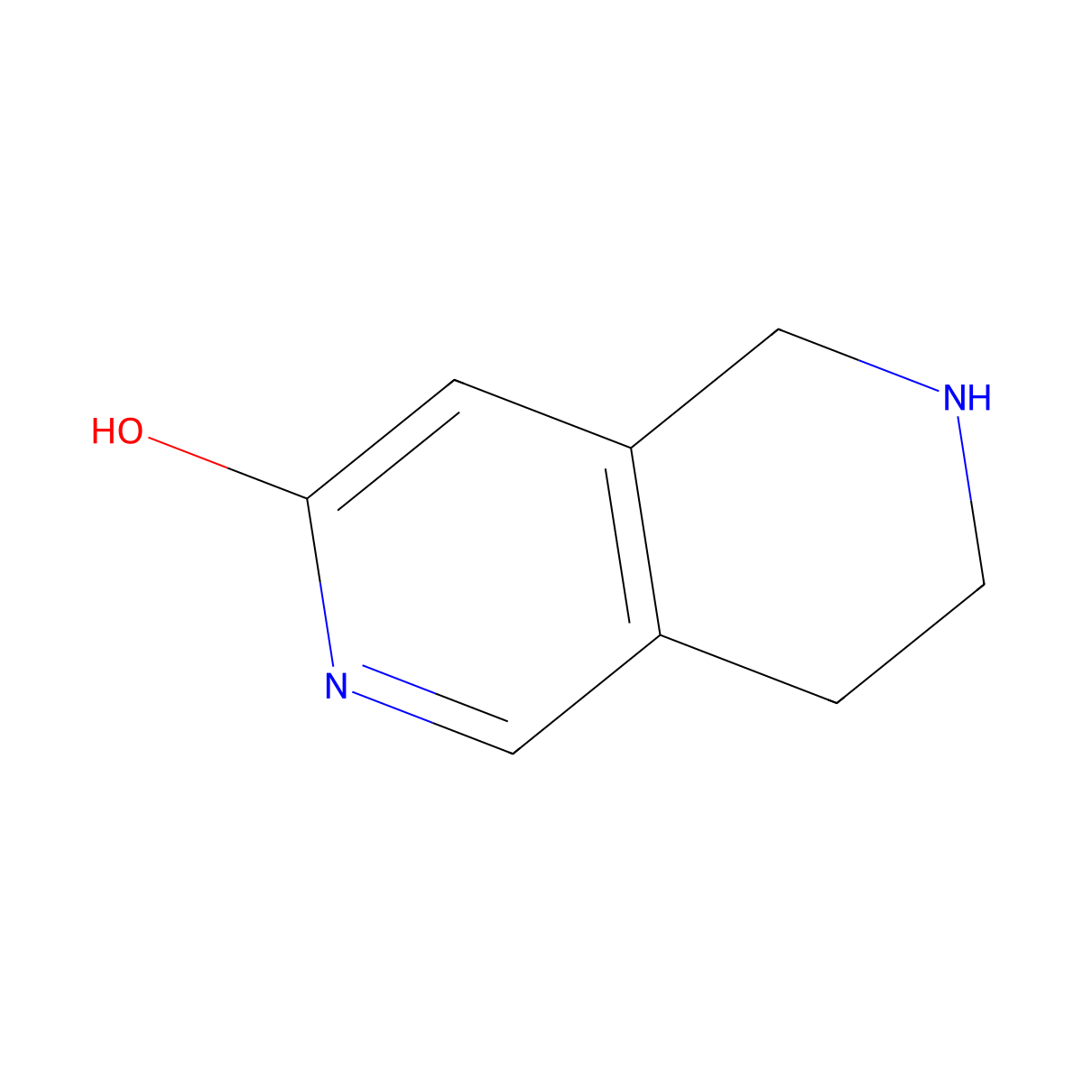 5,6,7,8-Tetrahydro-[2,6]naphthyridin-3-ol molecular structure, CAS 1784648-86-7