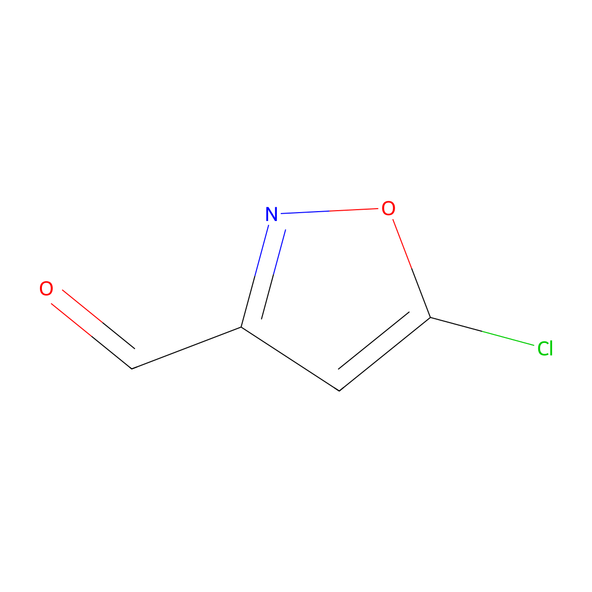 5-Chloroisoxazole-3-carbaldehyde molecular structure, CAS 1784672-93-0
