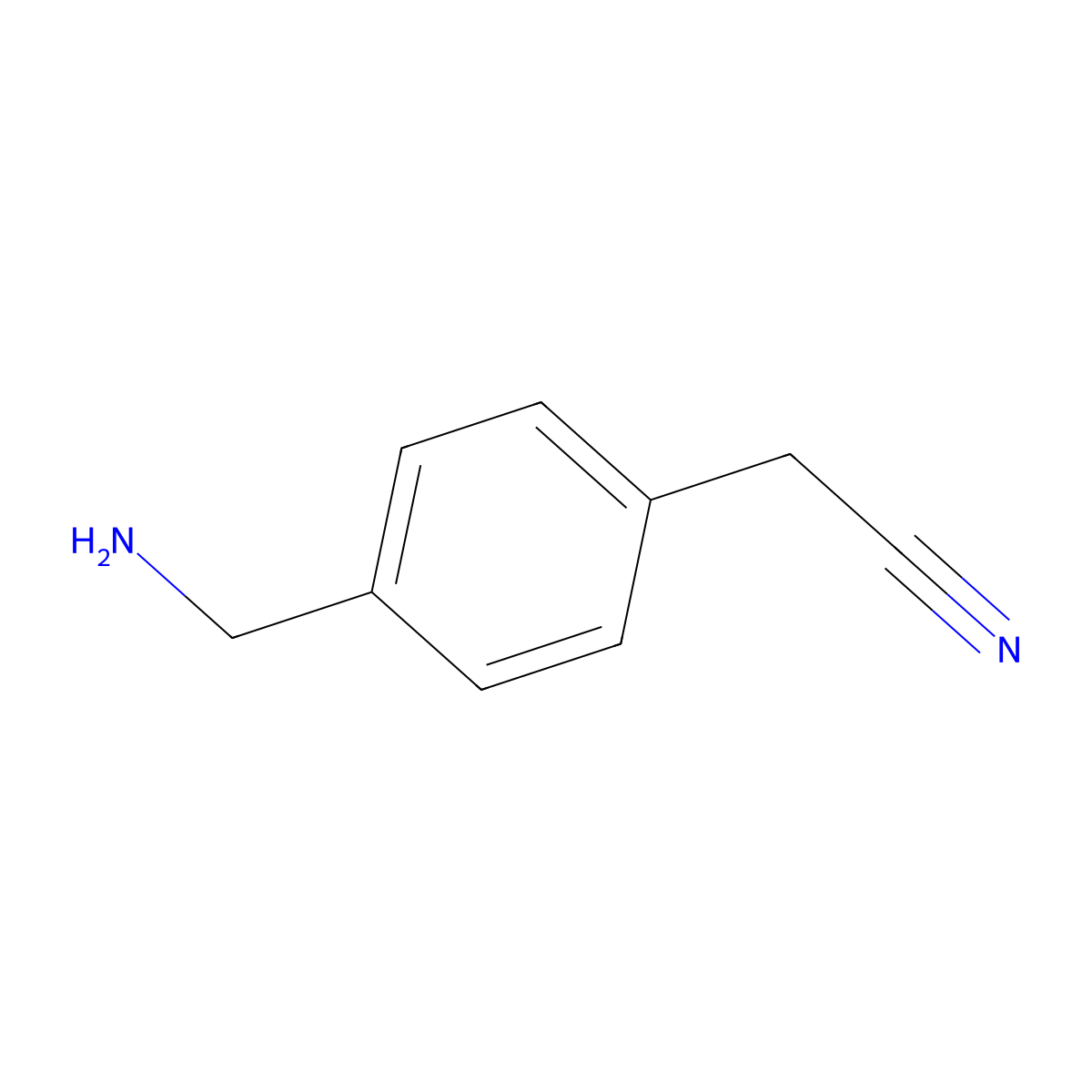 2-[4-(Aminomethyl)phenyl]acetonitrile molecular structure, CAS 1784785-25-6
