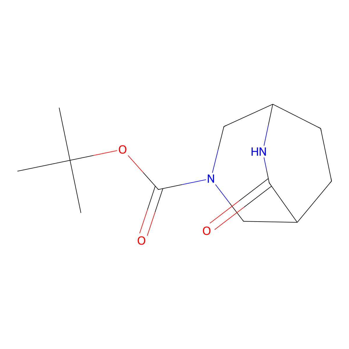 tert-Butyl 7-oxo-3,6-diazabicyclo[3.2.2]nonane-3-carboxylate molecular structure, CAS 1784807-21-1