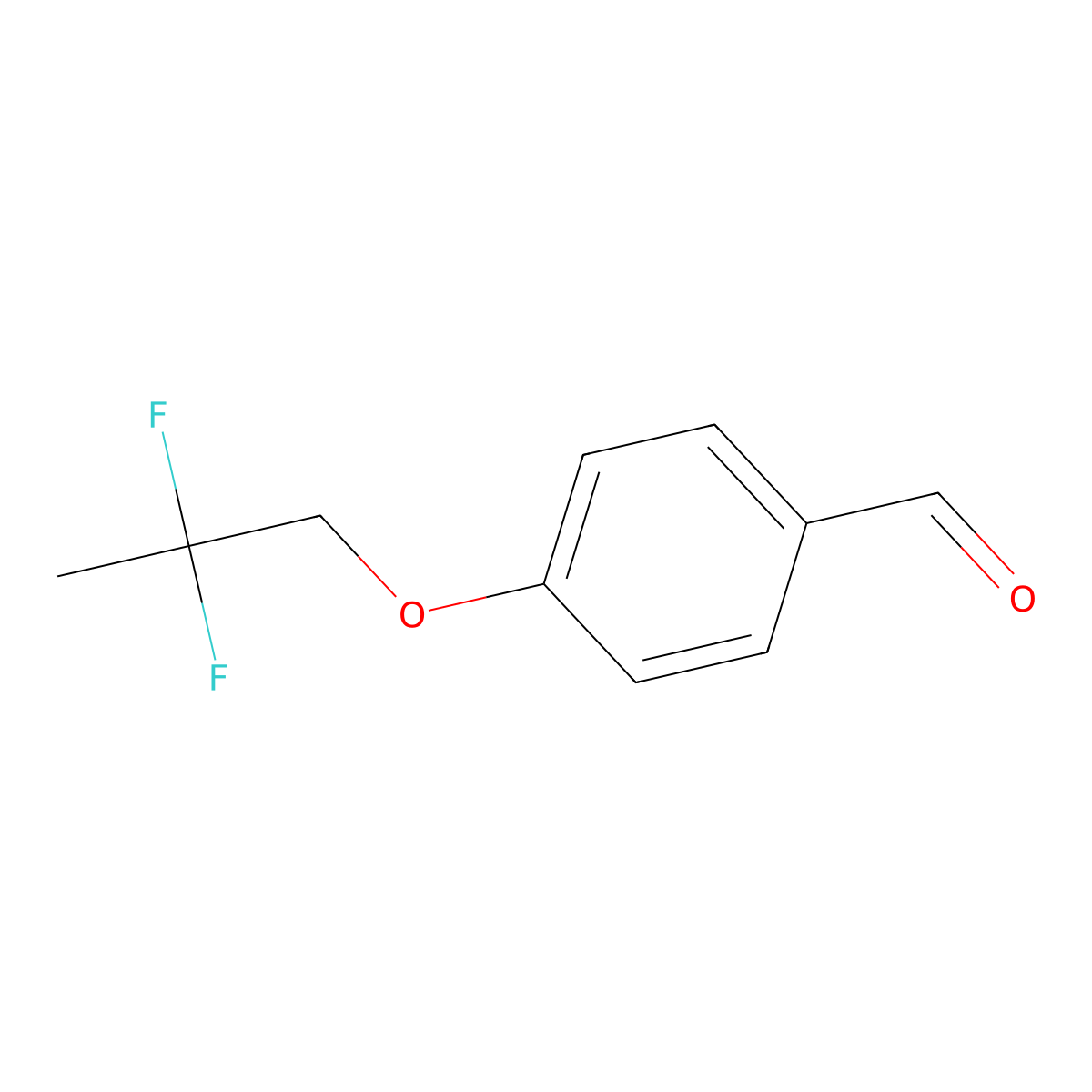 4-(2,2-Difluoropropoxy)benzaldehyde molecular structure, CAS 1784821-57-3