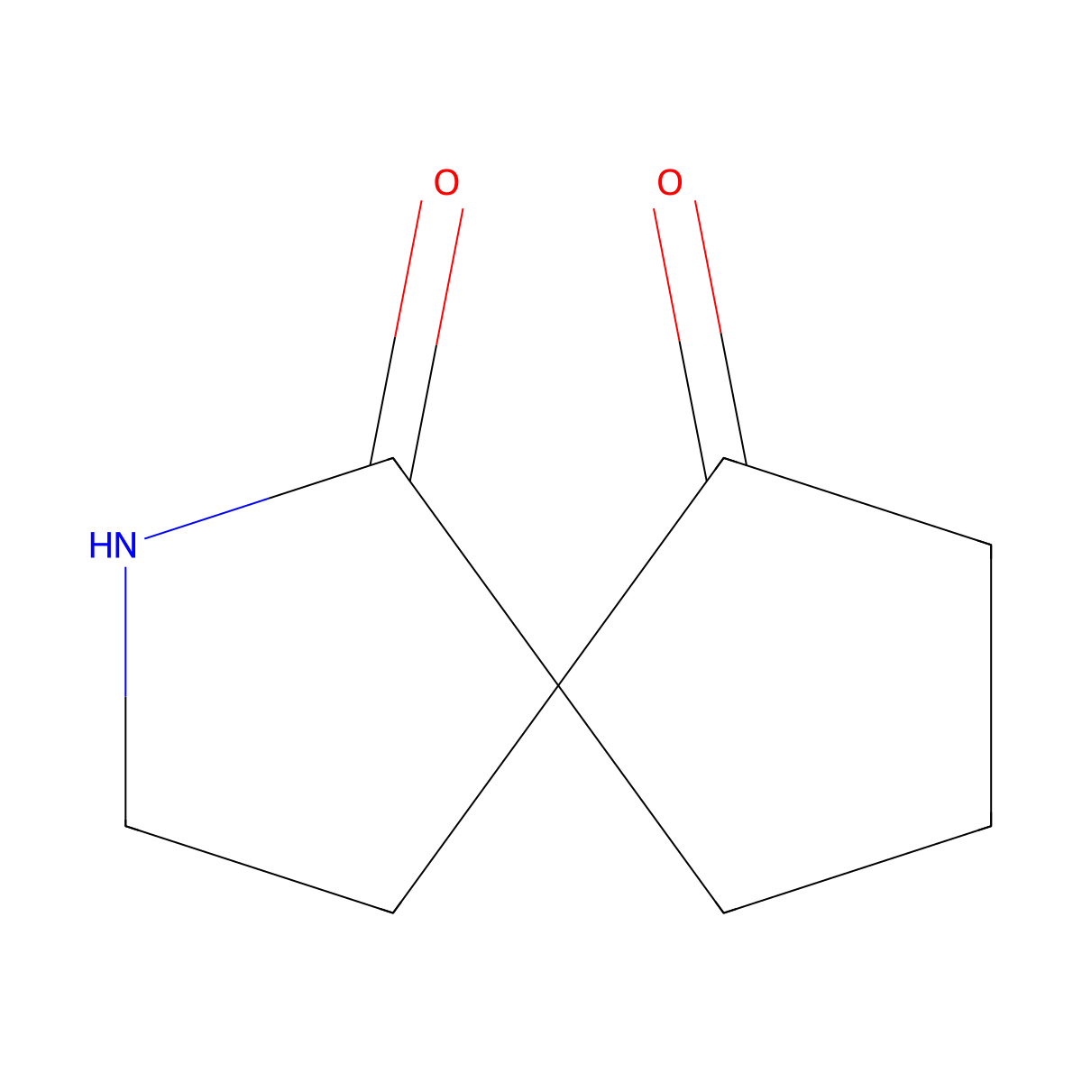 2-Azaspiro[4.4]nonane-1,6-dione molecular structure, CAS 1784822-92-9