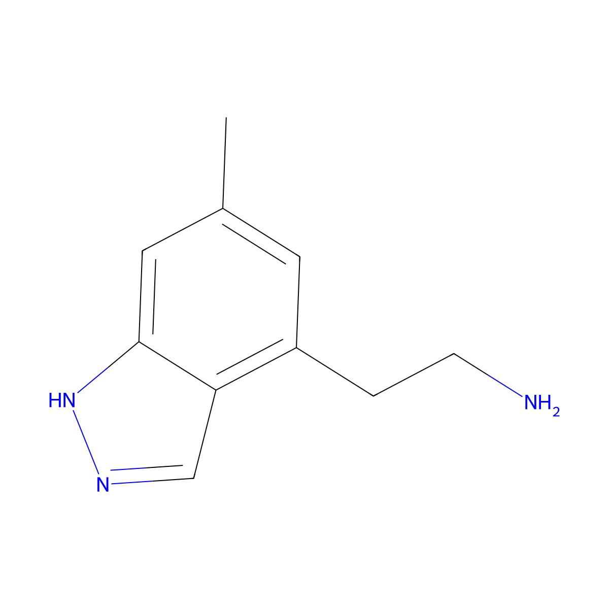 2-(6-methyl-1H-indazol-4-yl)ethan-1-amine molecular structure, CAS 1784852-71-6