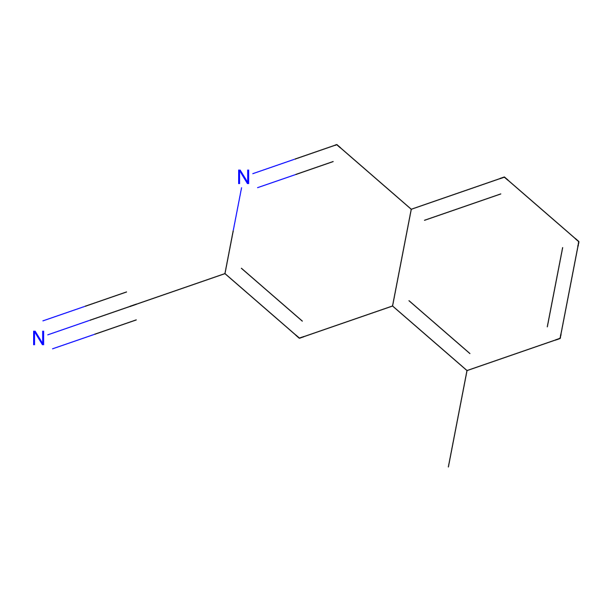 5-Methylisoquinoline-3-carbonitrile molecular structure, CAS 1784868-44-5