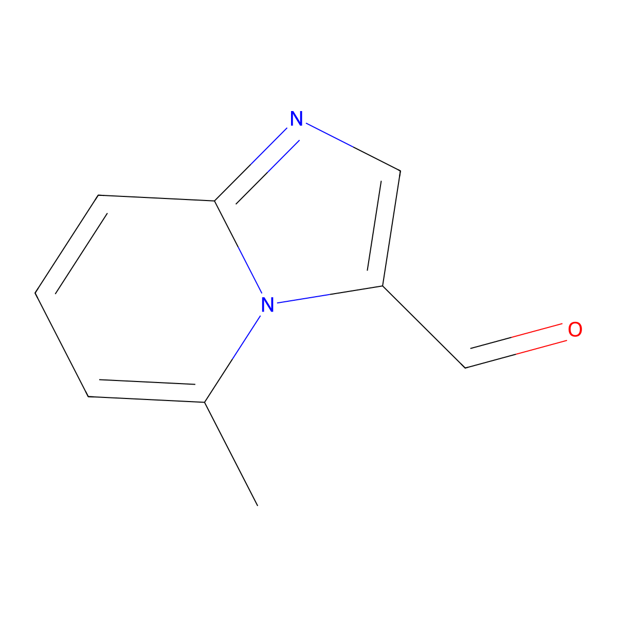 5-Methylimidazo[1,2-a]pyridine-3-carbaldehyde molecular structure, CAS 178488-37-4