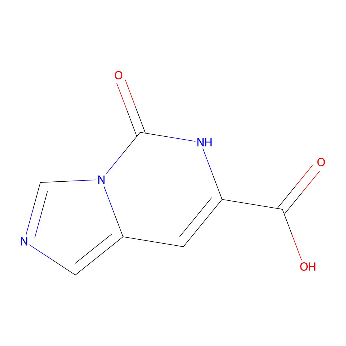 5-Hydroxyimidazo[1,5-c]pyrimidine-7-carboxylic acid molecular structure, CAS 1784884-63-4