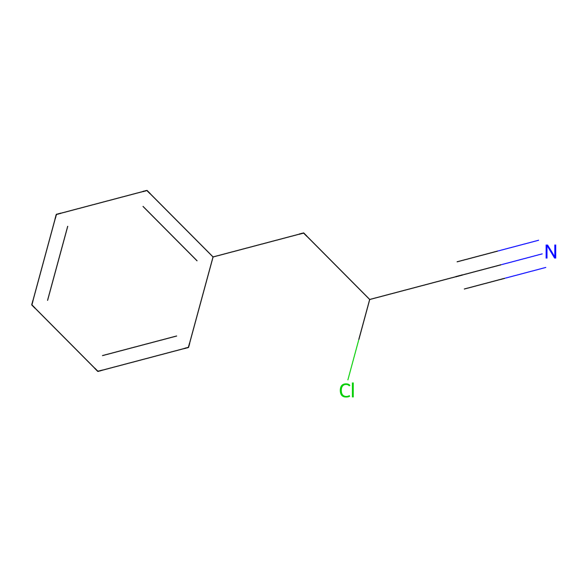 2-Chloro-3-phenyl-propionitrile molecular structure, CAS 17849-62-6