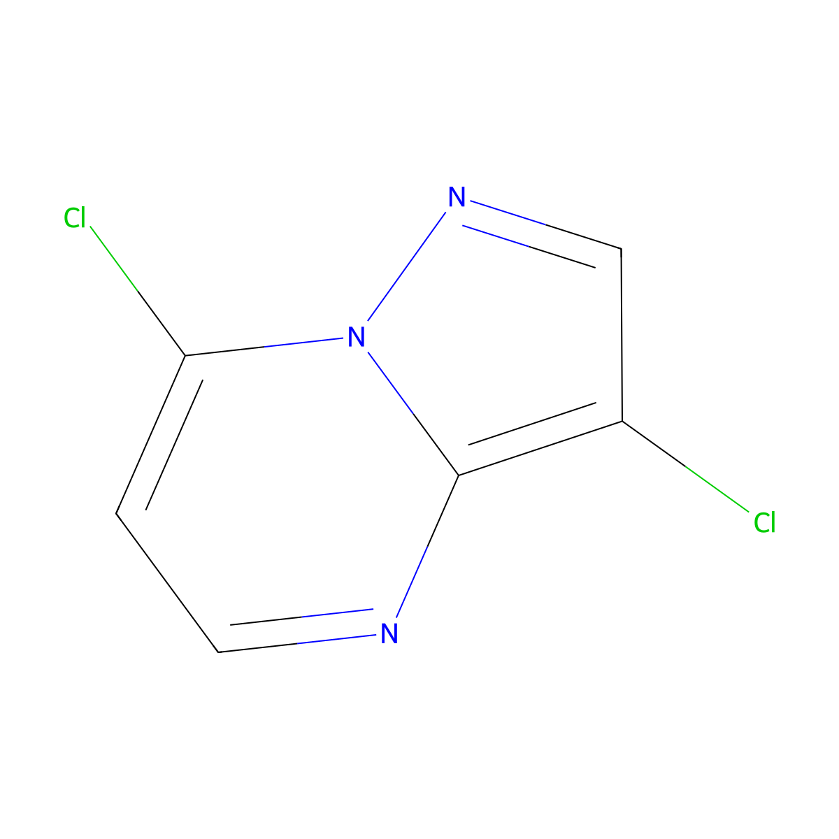 3,7-Dichloropyrazolo[1,5-a]pyrimidine molecular structure, CAS 1784924-19-1