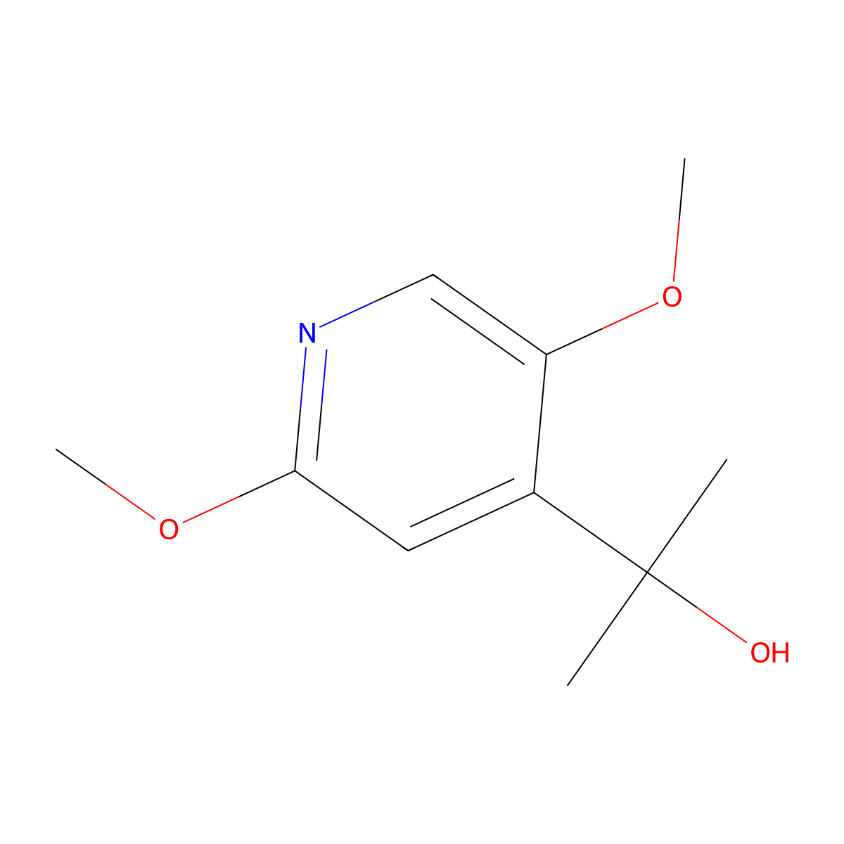 2-(2,5-Dimethoxypyridin-4-yl)propan-2-ol molecular structure, CAS 1784938-03-9