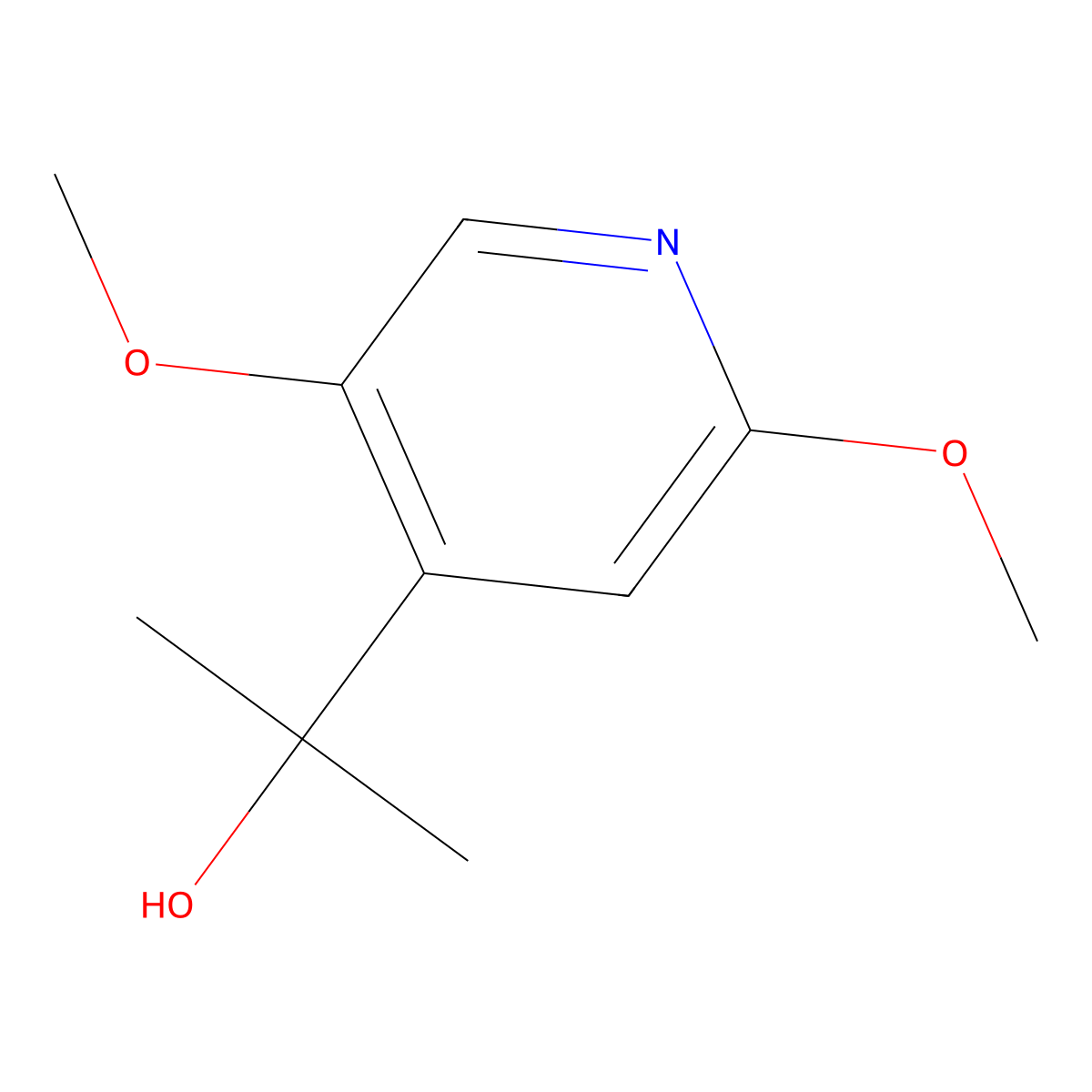2-(2,5-Dimethoxypyridin-4-yl)propan-2-ol molecular structure, CAS 1784938-03-9