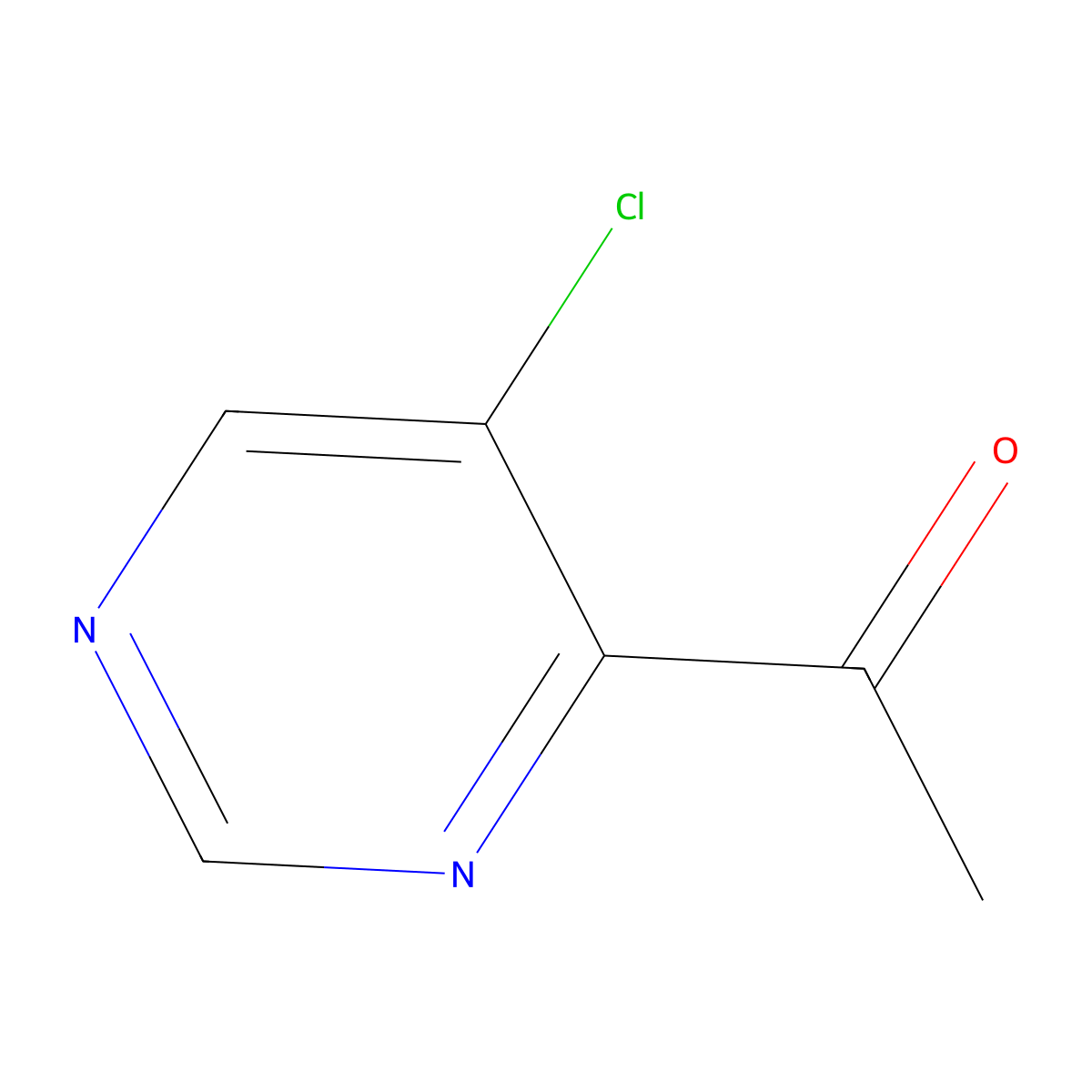 1-(5-Chloropyrimidin-4-yl)ethan-1-one molecular structure, CAS 1784990-01-7