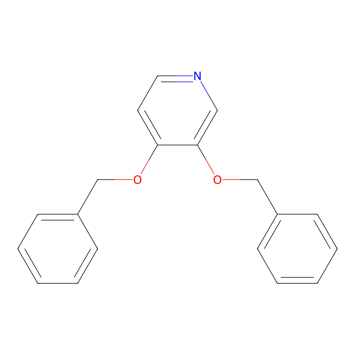 3,4-Bis(benzyloxy)pyridine molecular structure, CAS 1785005-30-2