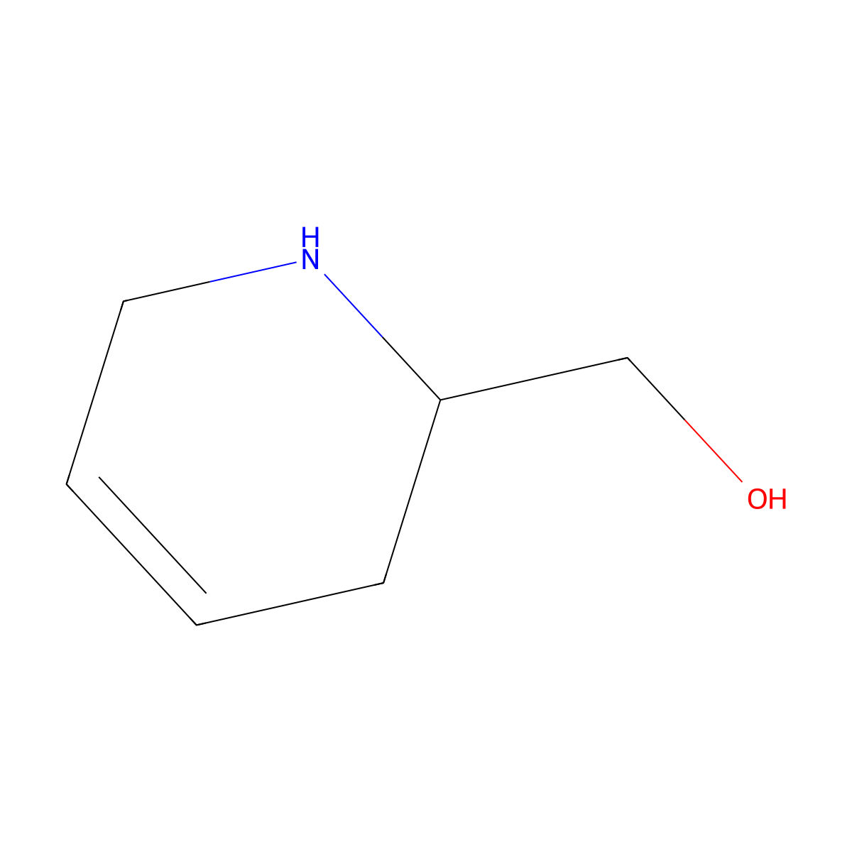 (1,2,3,6-Tetrahydropyridin-2-yl)methanol molecular structure, CAS 1785028-08-1