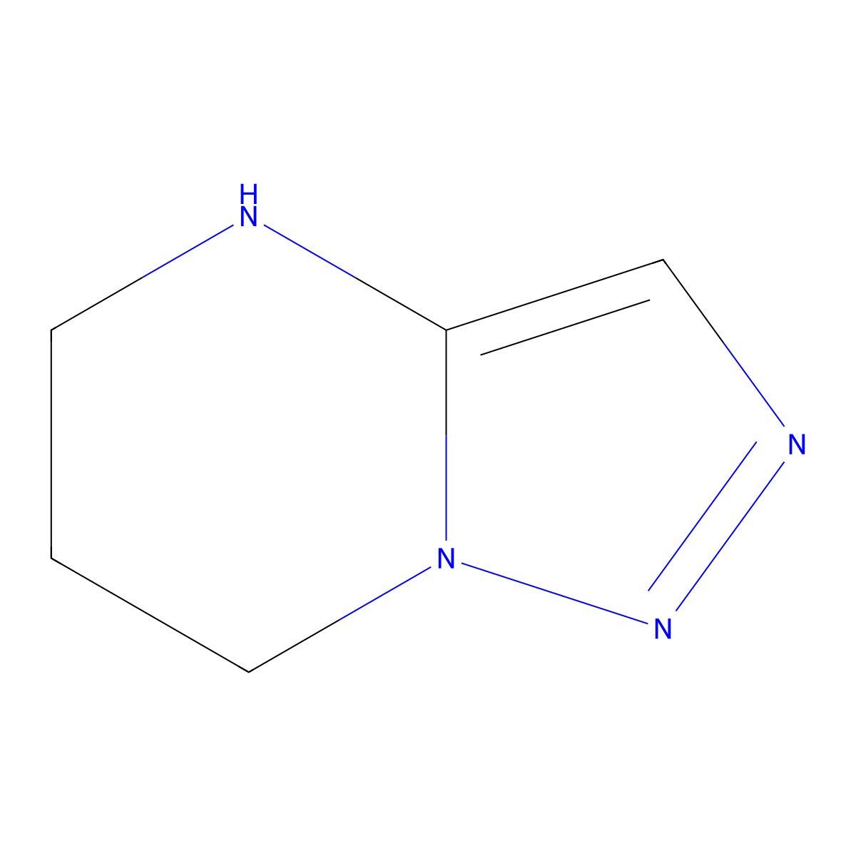 4H,5H,6H,7H-[1,2,3]triazolo[1,5-a]pyrimidine molecular structure, CAS 1785028-42-3