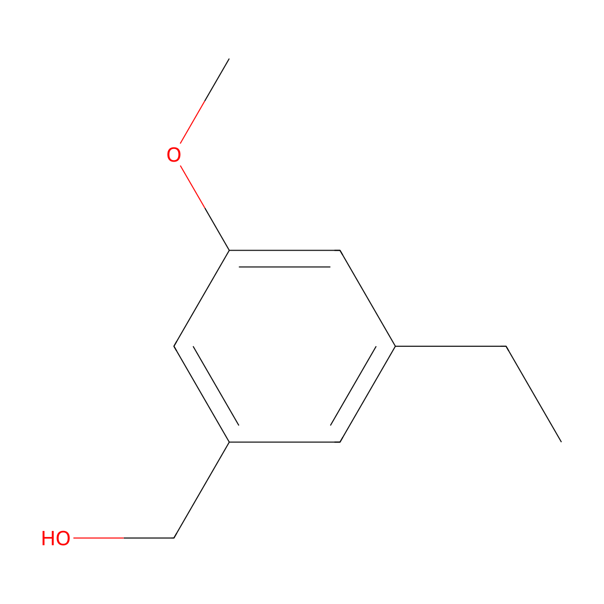 (3-Ethyl-5-methoxyphenyl)methanol molecular structure, CAS 1785039-06-6