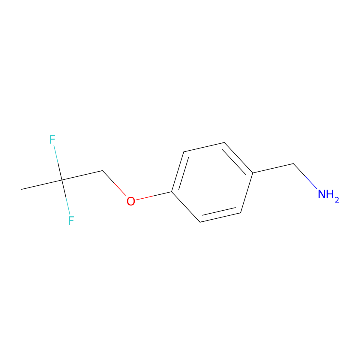 [4-(2,2-Difluoropropoxy)phenyl]methanamine molecular structure, CAS 1785089-19-1