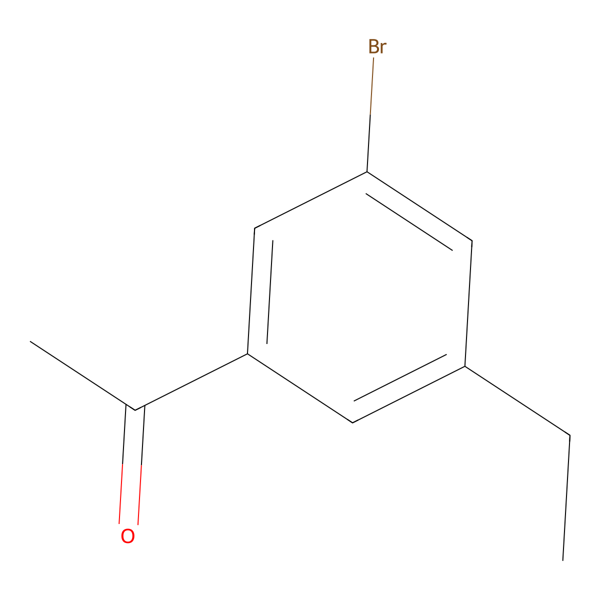 1-(3-Bromo-5-ethylphenyl)ethanone molecular structure, CAS 1785093-60-8