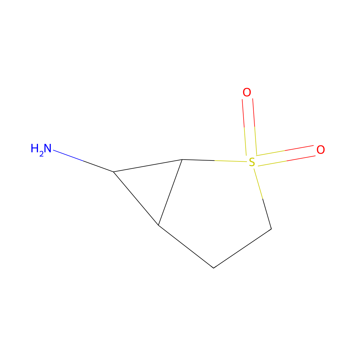 6-Amino-2-thiabicyclo[3.1.0]hexane 2,2-dioxide molecular structure, CAS 1785198-20-0