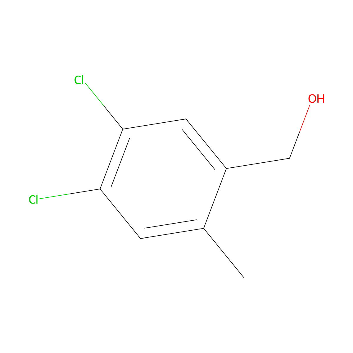 (4,5-Dichloro-2-methylphenyl)methanol molecular structure, CAS 1785226-43-8