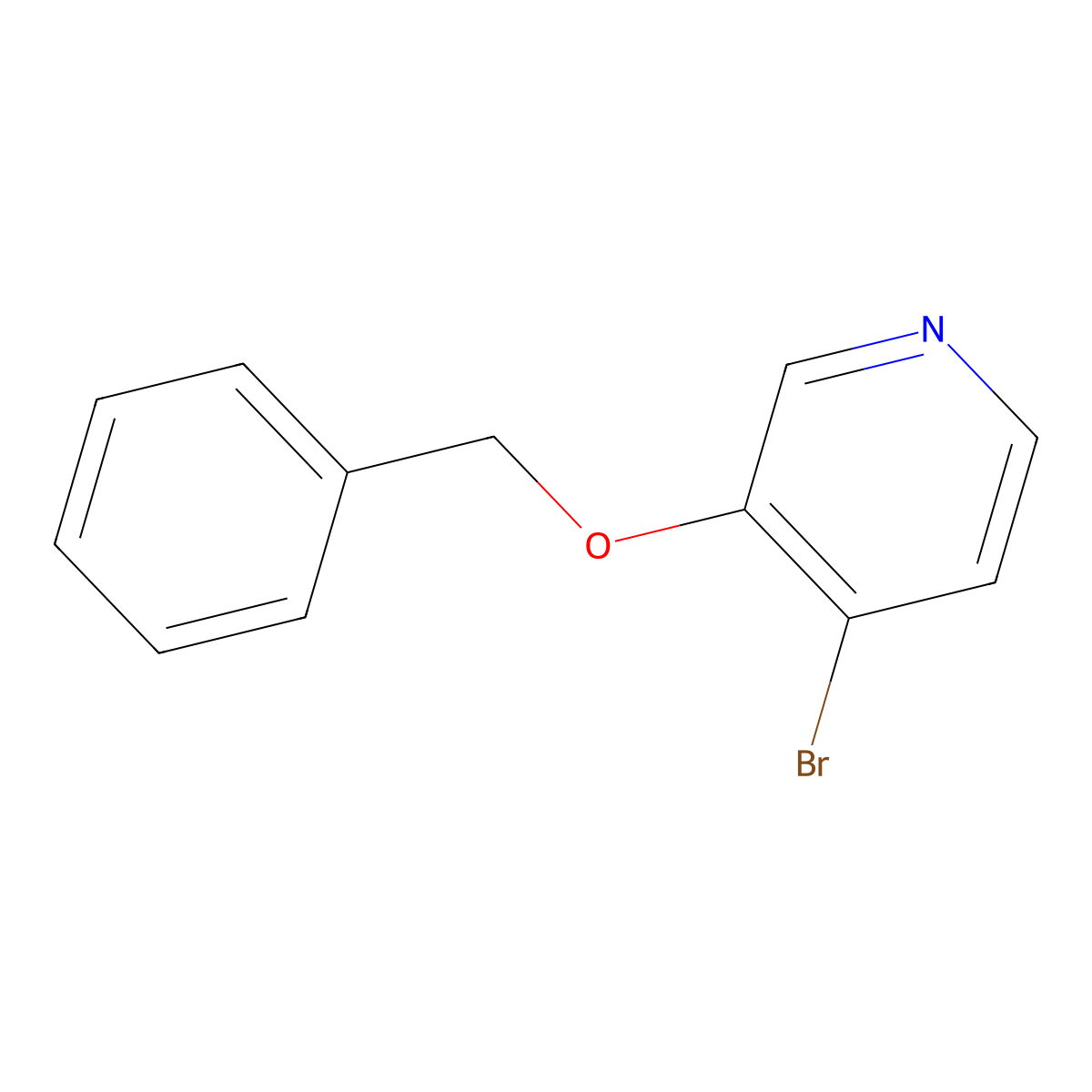 3-(Benzyloxy)-4-bromopyridine molecular structure, CAS 1785255-28-8