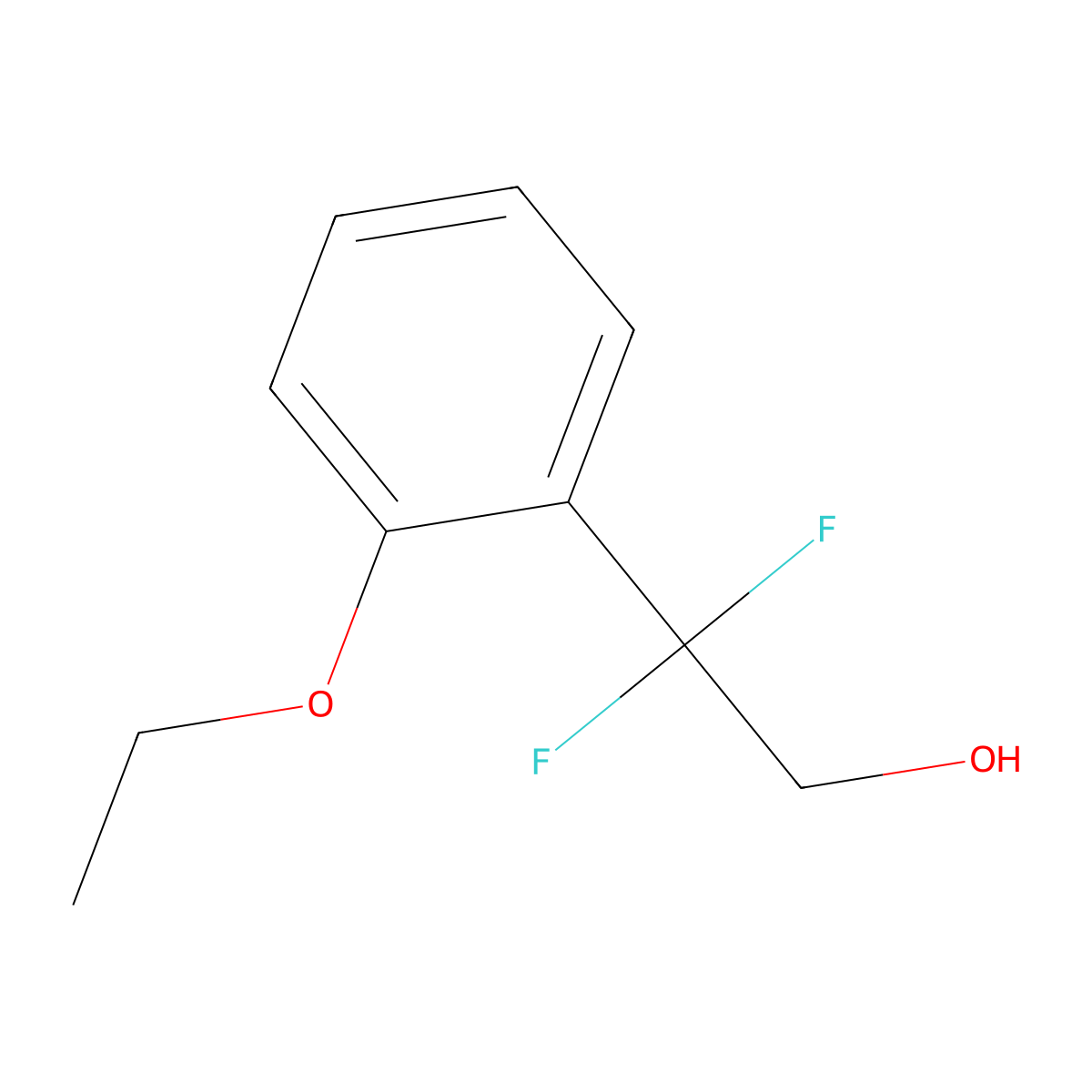 2-(2-Ethoxyphenyl)-2,2-difluoroethan-1-ol molecular structure, CAS 1785278-70-7