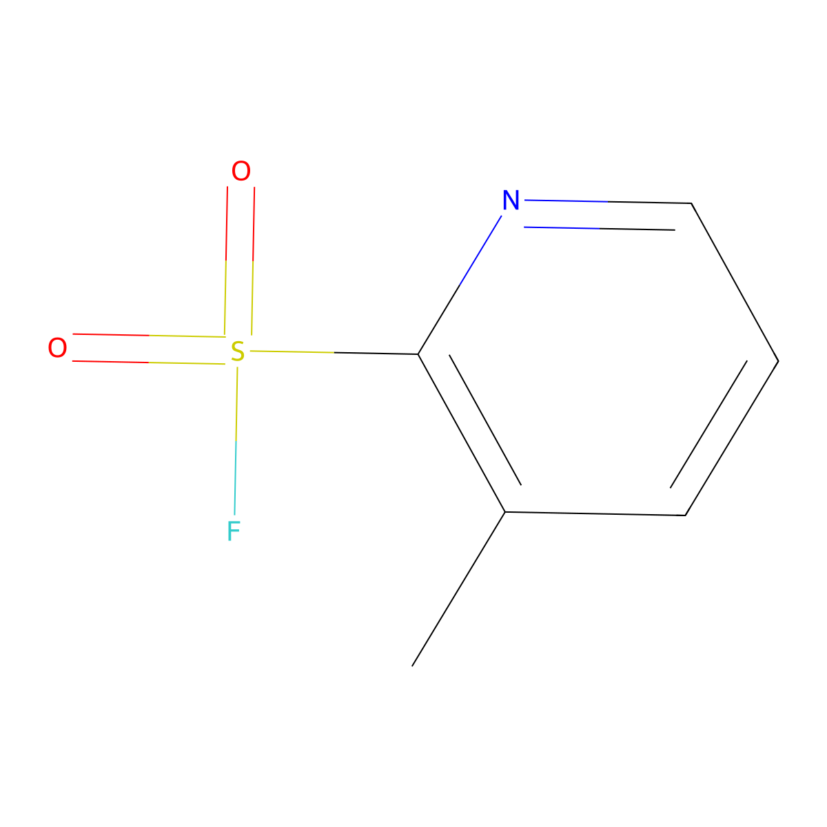 3-Methylpyridine-2-sulfonyl fluoride molecular structure, CAS 1785296-79-8