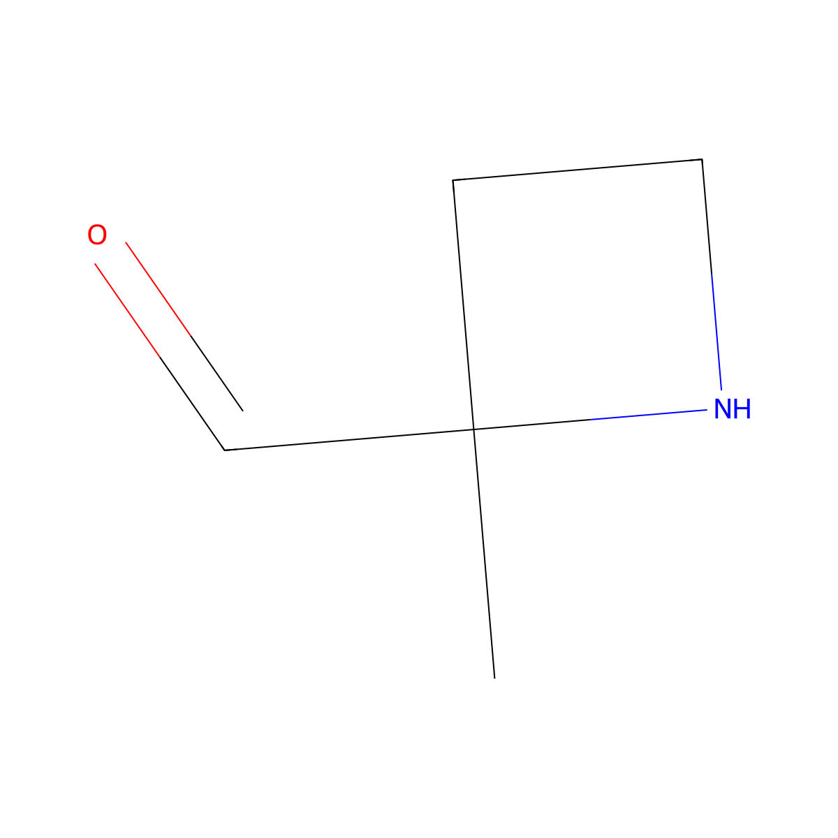 2-Methylazetidine-2-carbaldehyde molecular structure, CAS 1785313-43-0