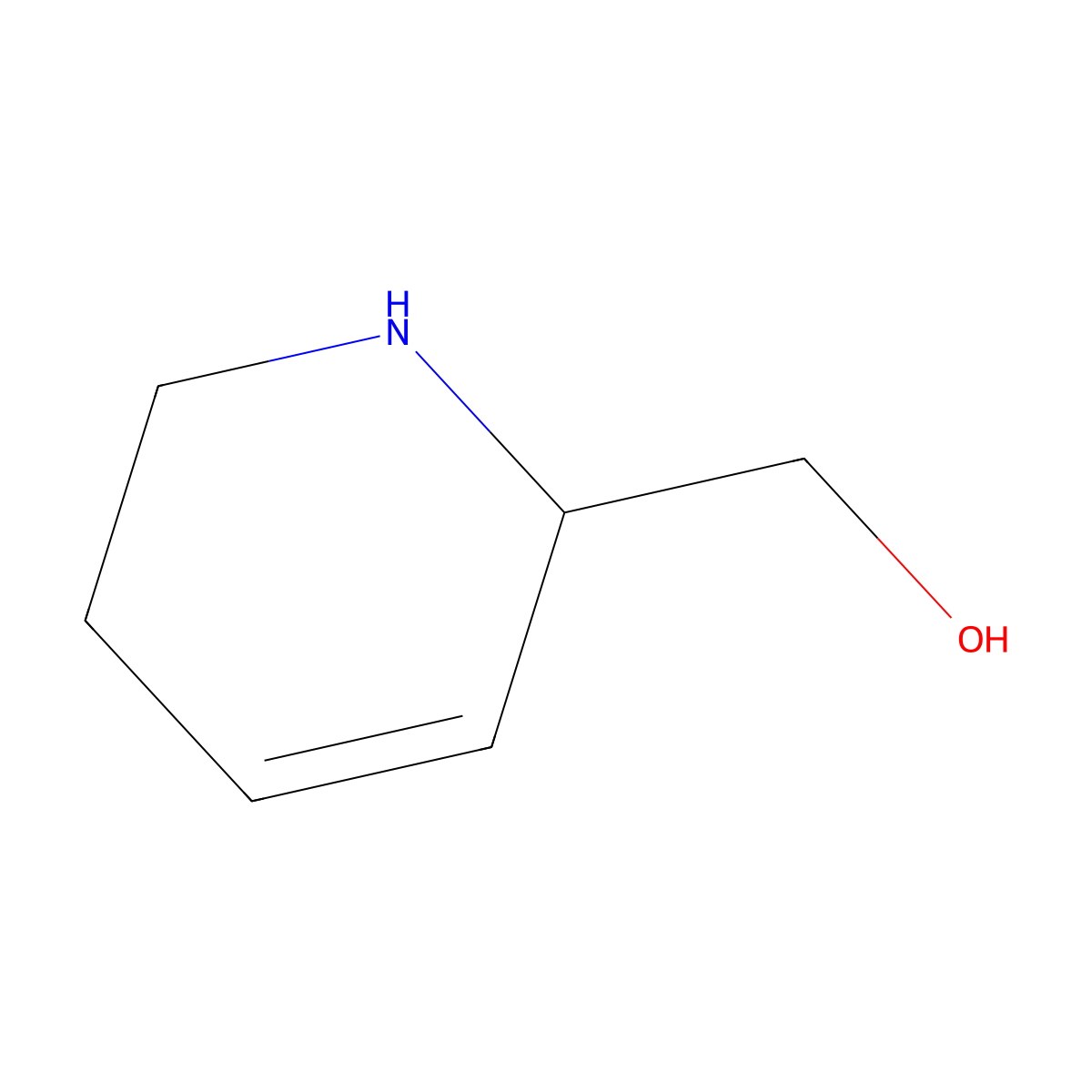 1,2,3,6-Tetrahydropyridin-6-ylmethanol molecular structure, CAS 1785314-26-2