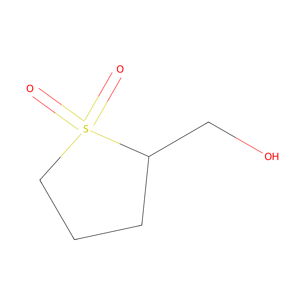 (1,1-Dioxothiolan-2-yl)methanol molecular structure, CAS 1785360-85-1